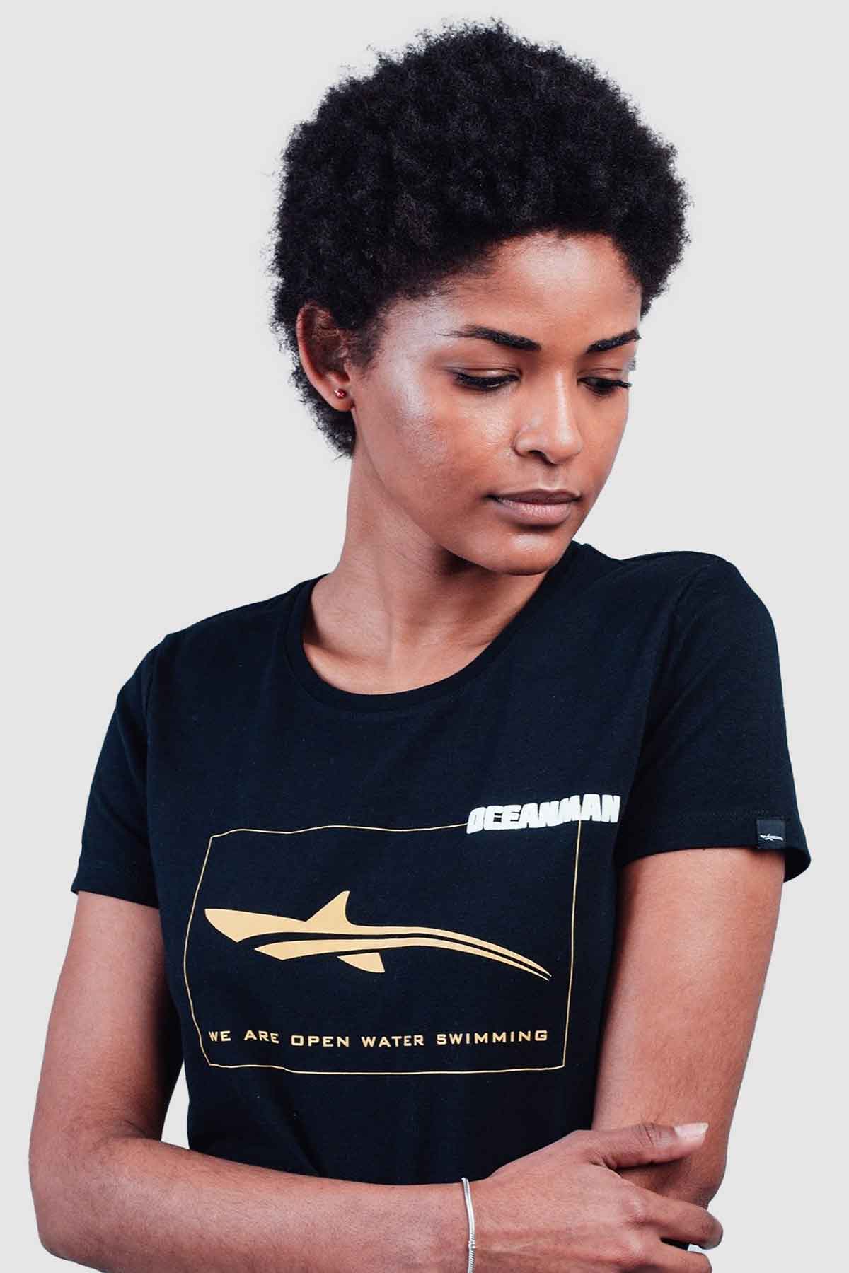 Oceanwoman odesa black t shirt