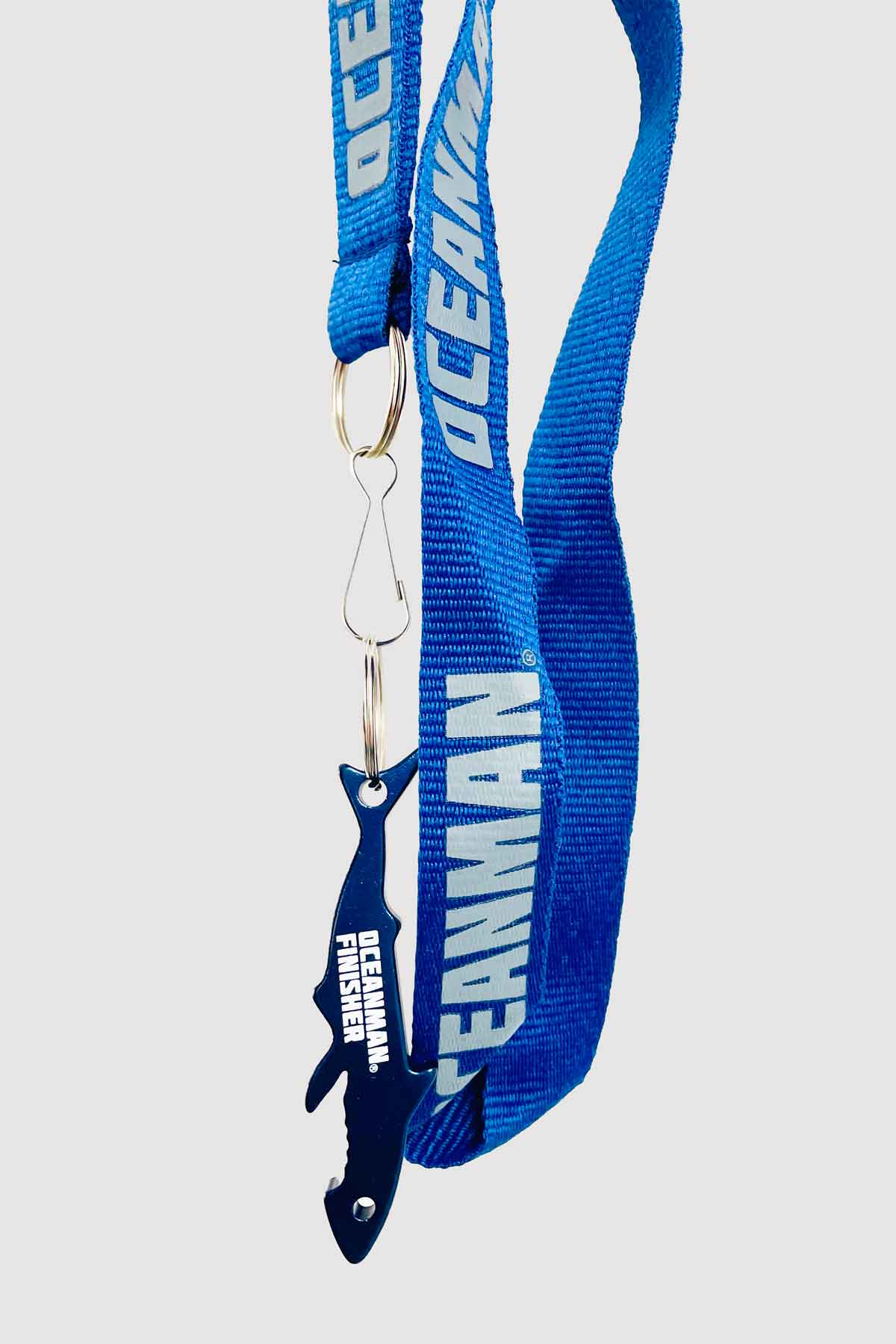 blue oceanman Lanyard with keychain