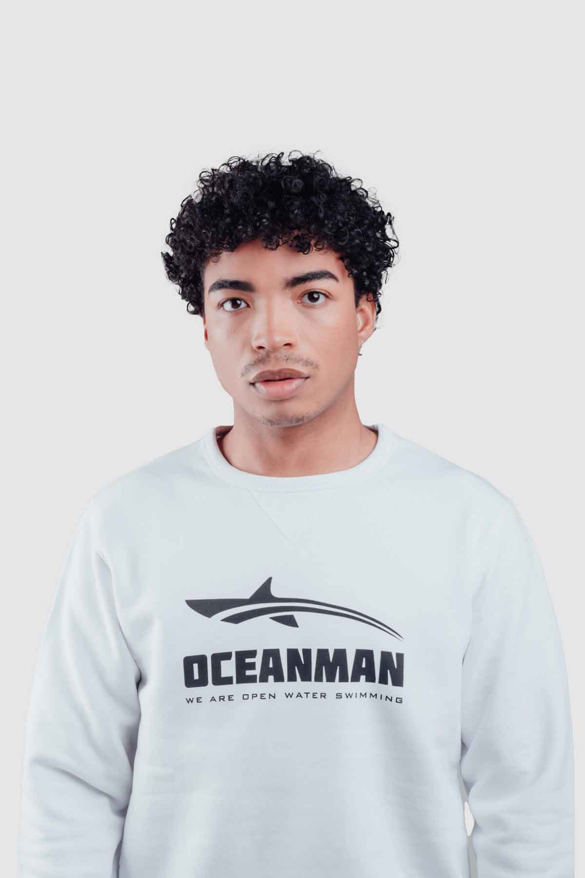 Oceanman icon white sweater men