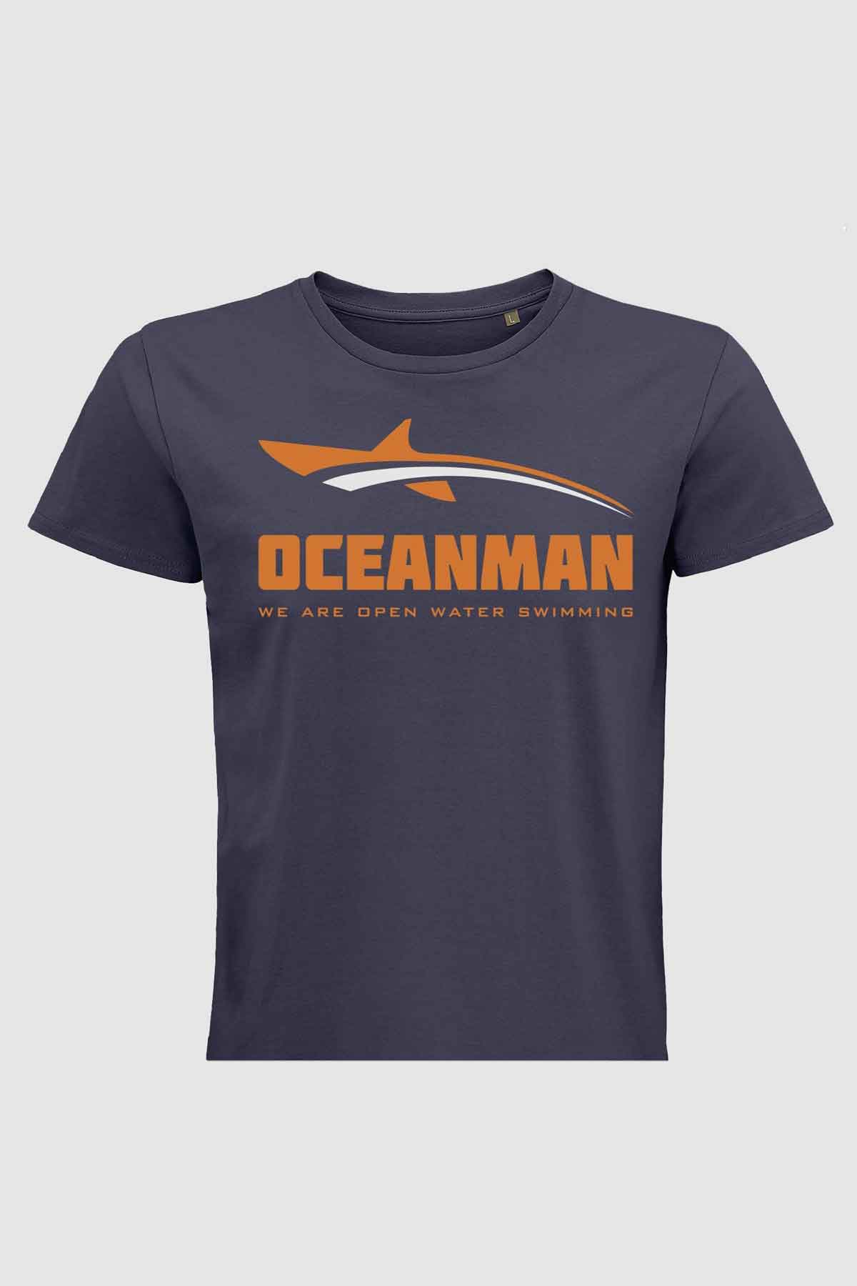 Oceanman icon t shirt dark grey men