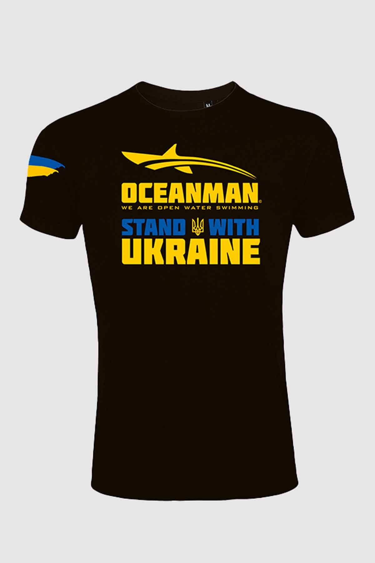 Black t shirt for men oceanman ukraine collection