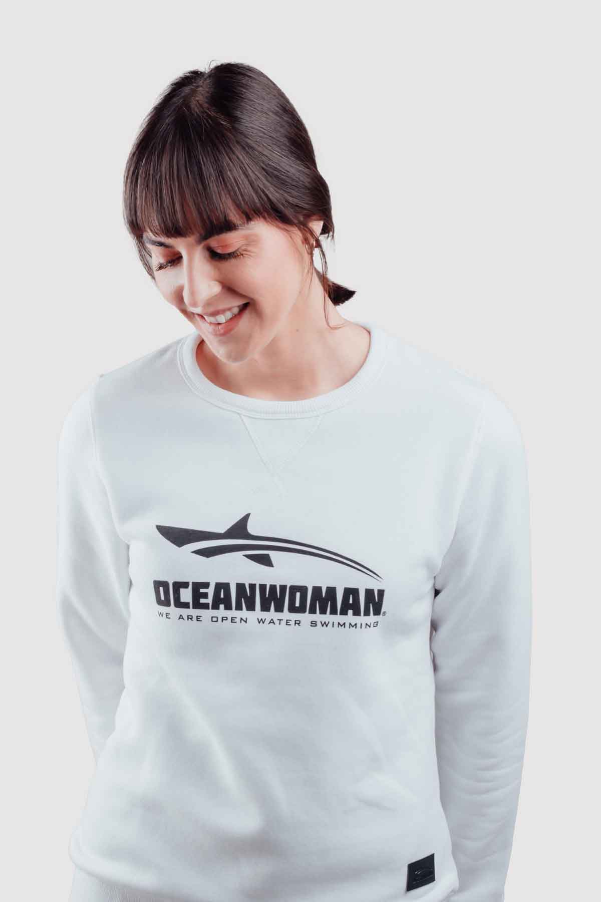 Oceanwoman icon white sweater women