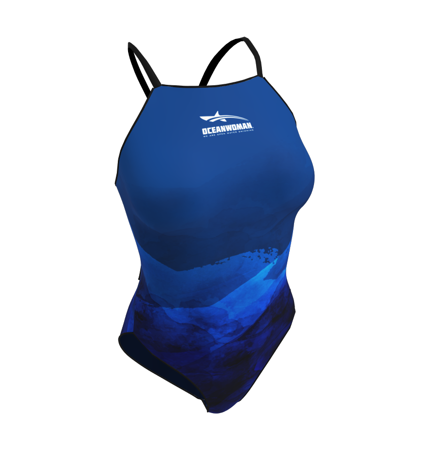 Women's Blue wave One-piece Swimsuit