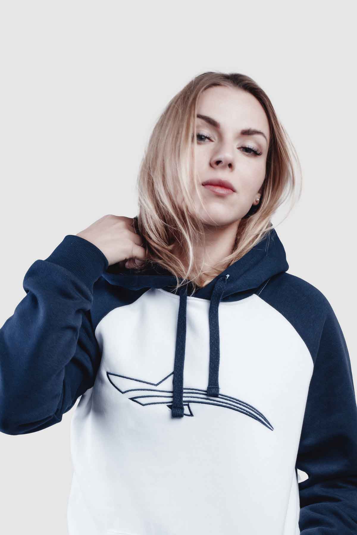 white and blue bali hoodie edition from oceanman