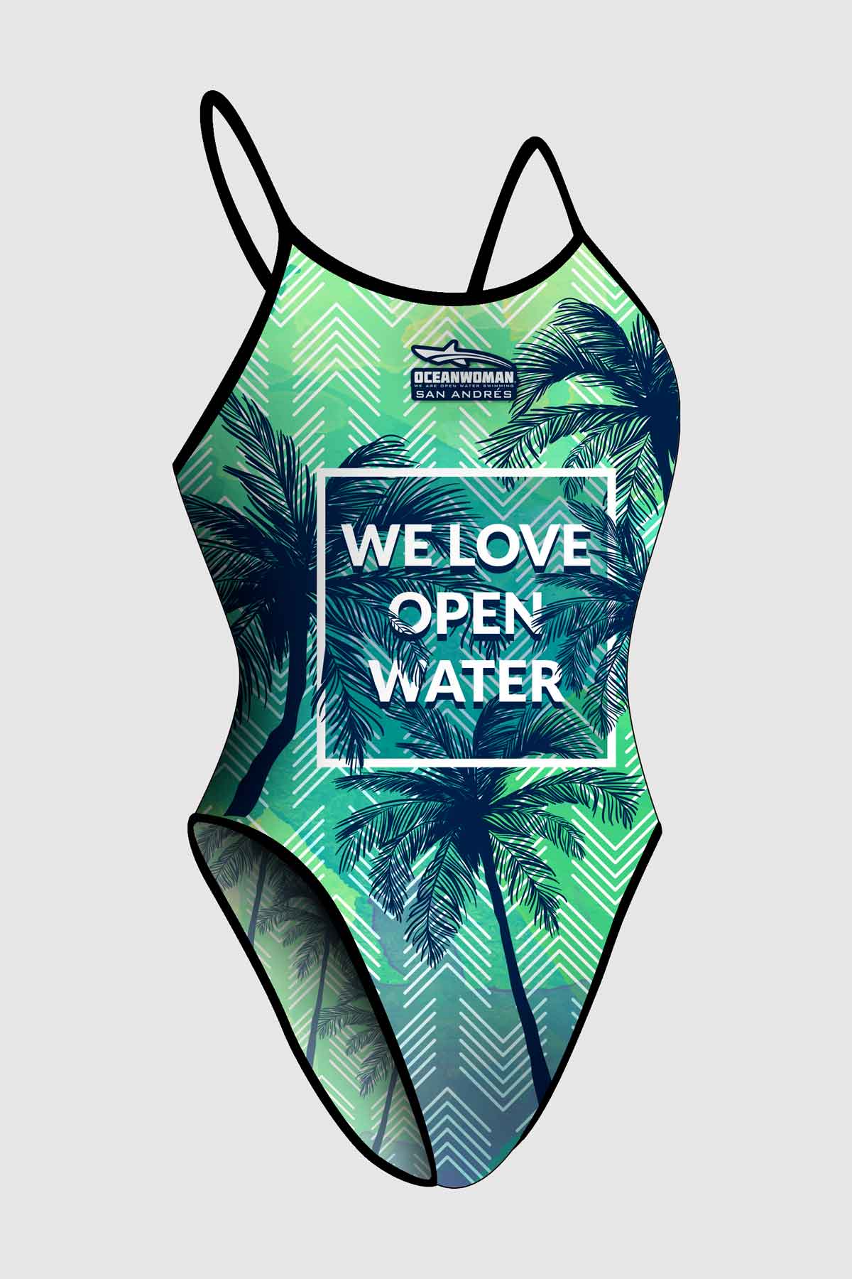 San Andres Oceanman one piece swimsuit - We are open water